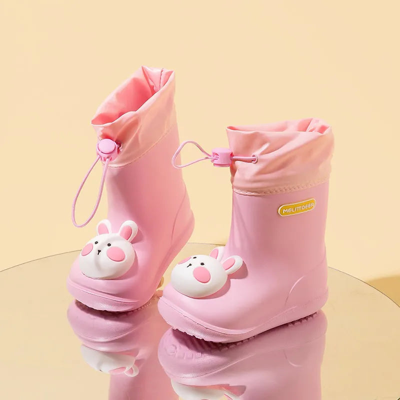 Botas Impermeables Infantiles con Diseño de Animalitos