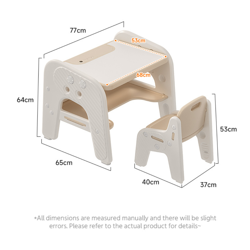 Escritorio Infantil Multifuncional con Silla Ergonómica