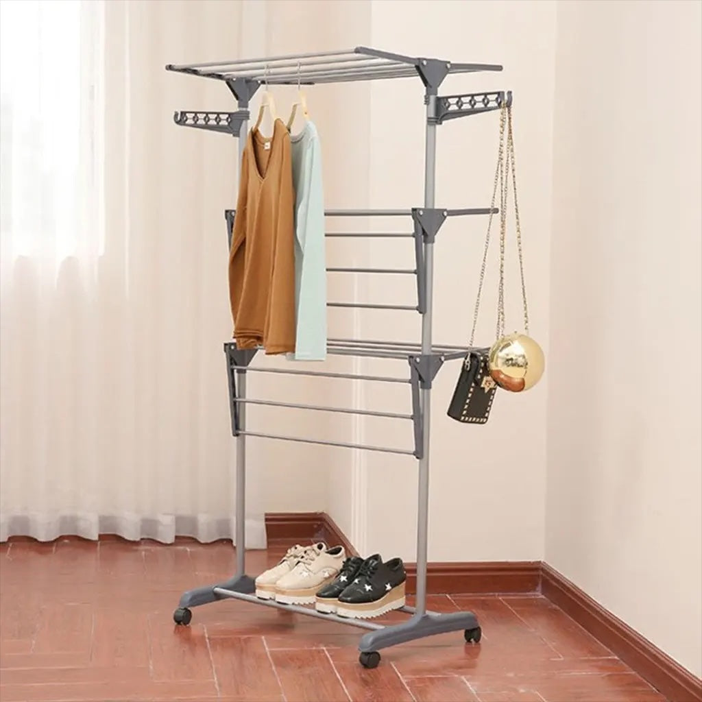 Tendedero Plástico de 3 Niveles Plegable