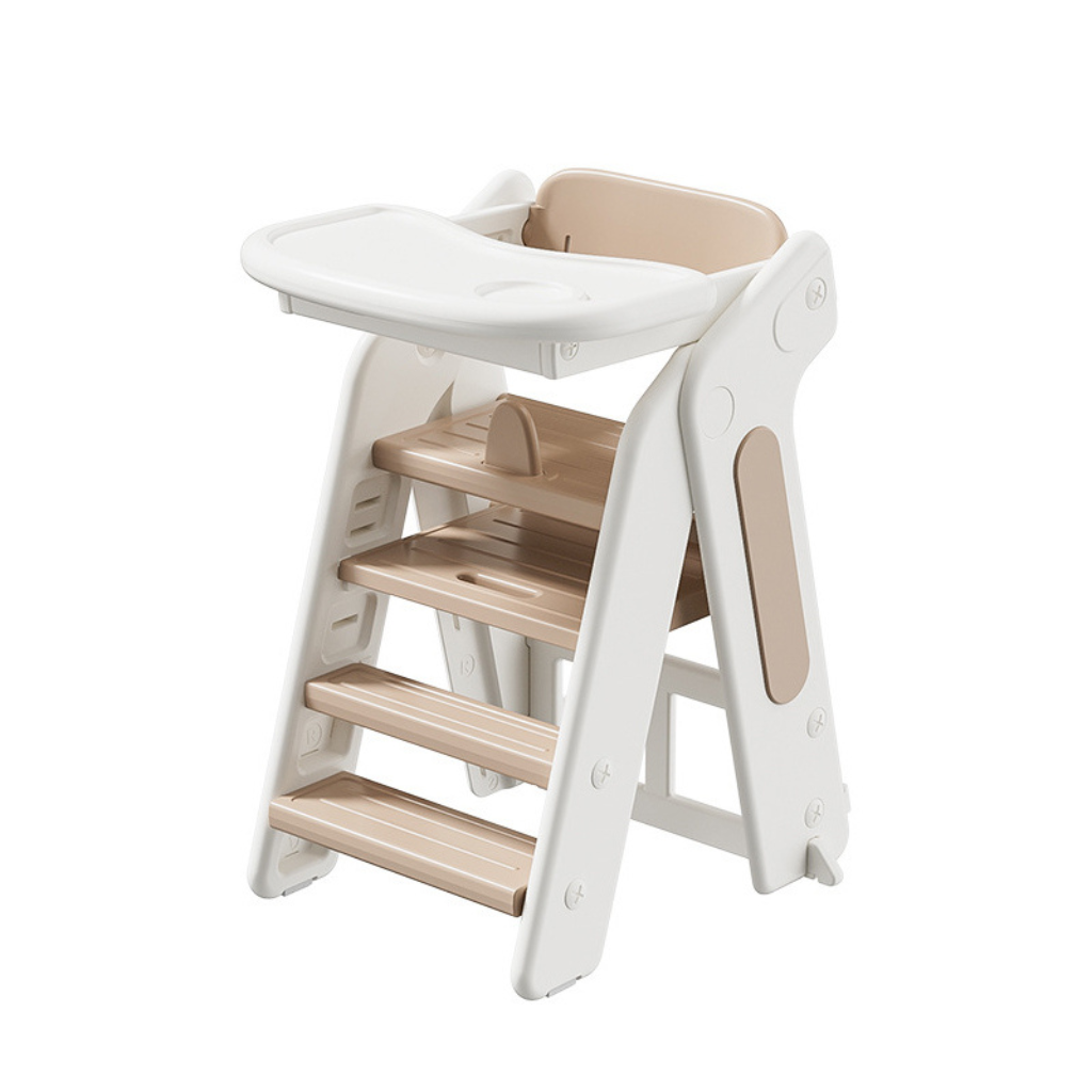 Torre de Aprendizaje Montessori y Silla de Comedor Multifuncional Plegable para Niños – 5 en 1