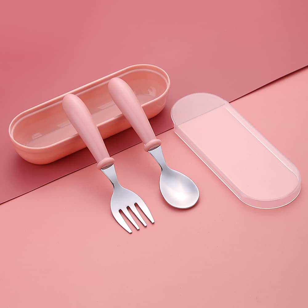 Juego de Cuchara y Tenedor de Acero Inoxidable