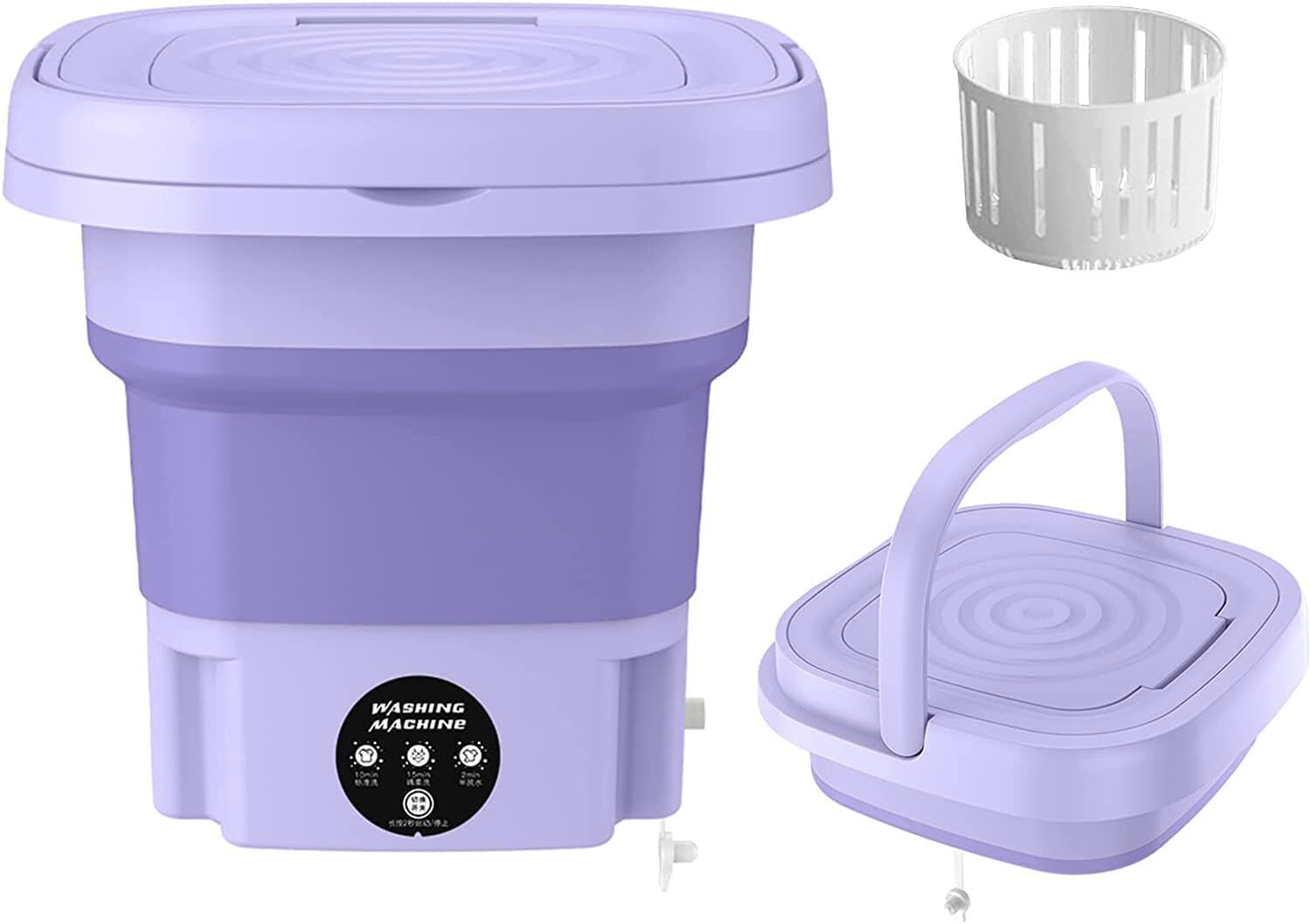 Mini Lavadora Portátil Plegable