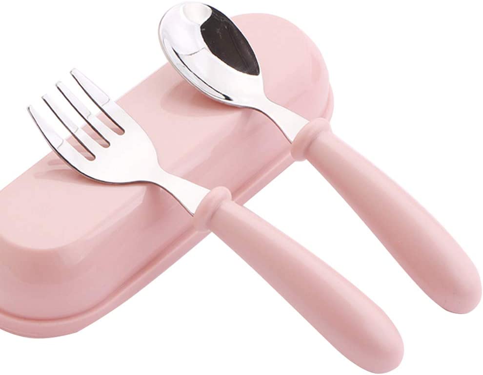 Juego de Cuchara y Tenedor de Acero Inoxidable