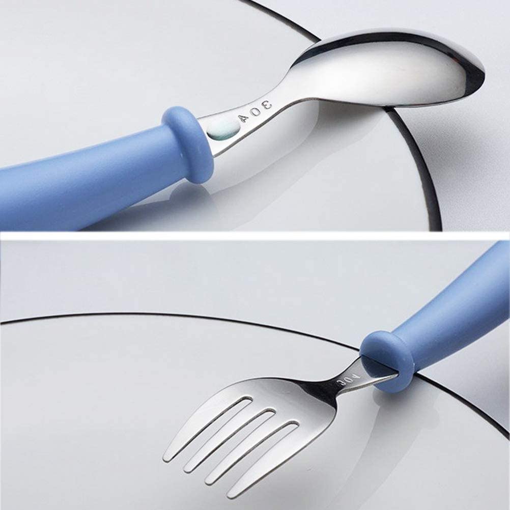 Juego de Cuchara y Tenedor de Acero Inoxidable