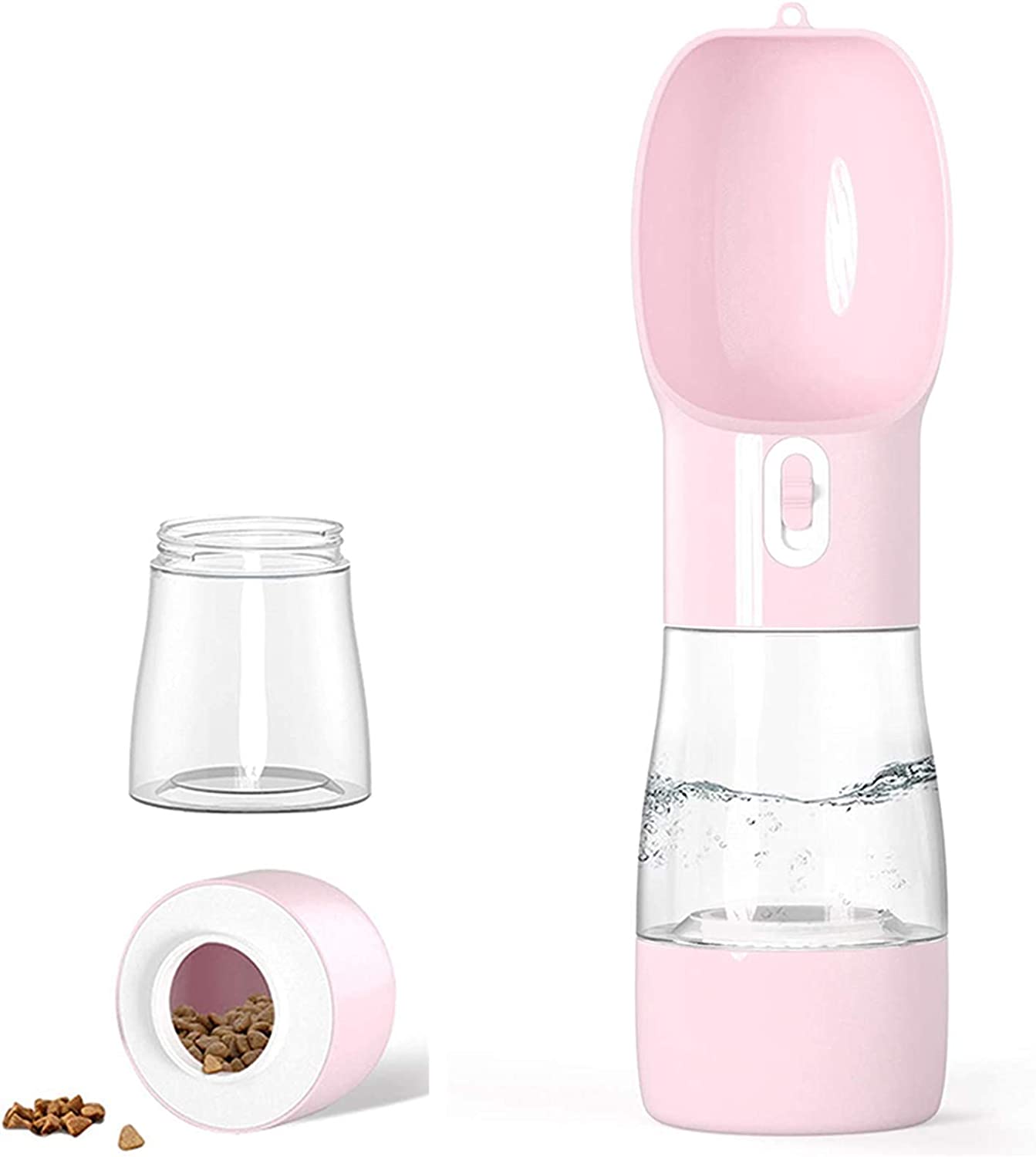 Dispensador portátil de agua y alimento