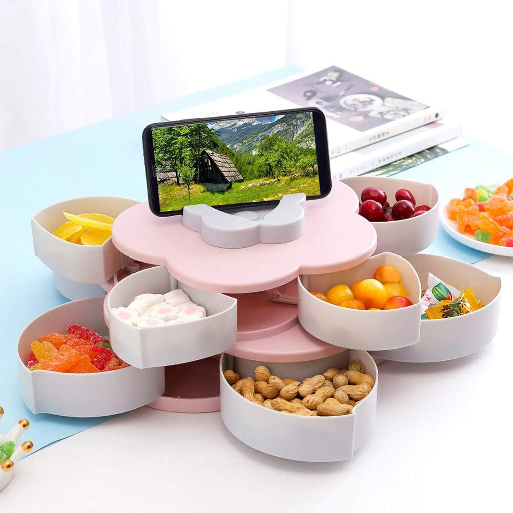 Bandeja giratoria para refrigerios