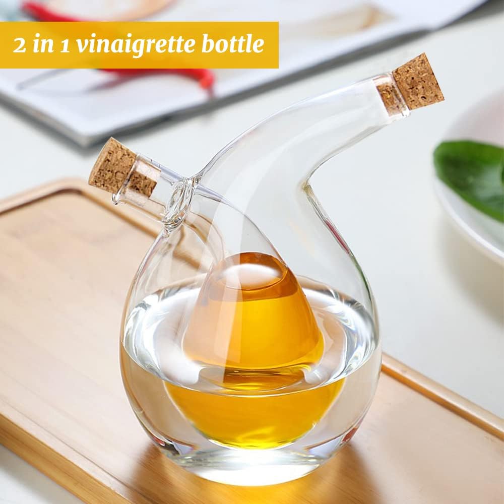 Dispensador de Vidrio 2 en 1, 600 Ml