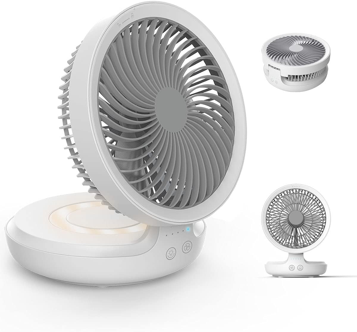 Ventilador Plegable con Luz Led