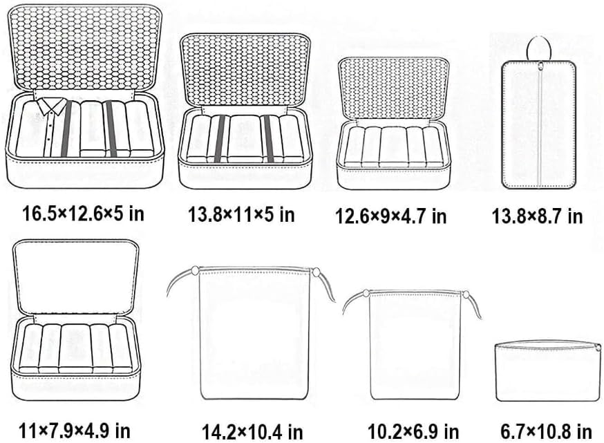 Cubos organizadores para maletas