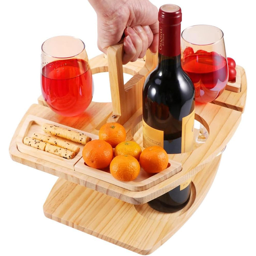Mesa de Pino Portátil para Picnic