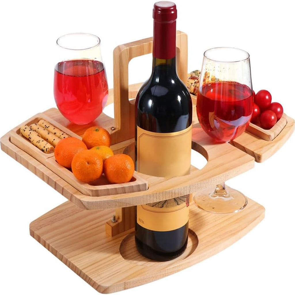 Mesa de Pino Portátil para Picnic
