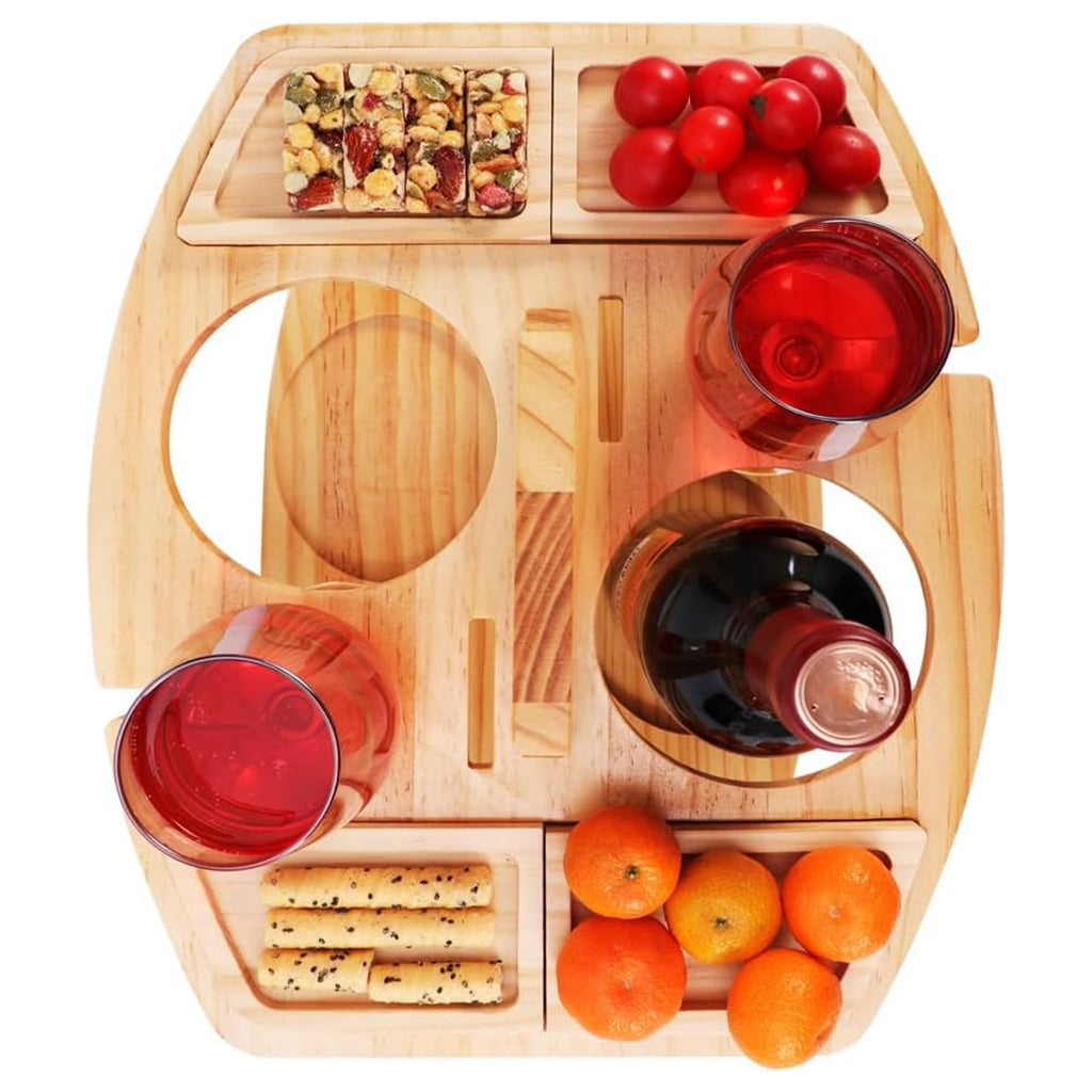 Mesa de Pino Portátil para Picnic