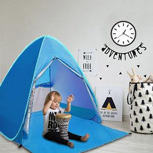 Tienda de Playa con Protección Solar