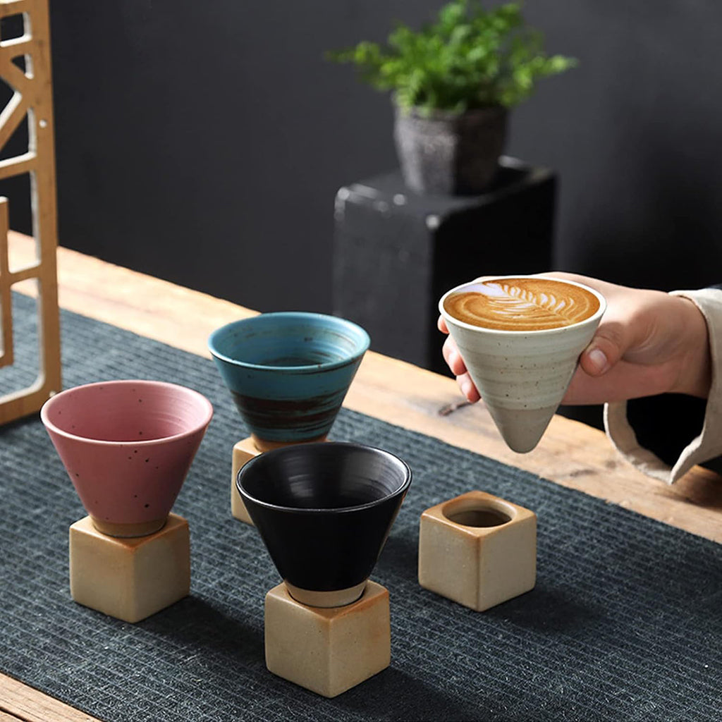 Set de 4 Tazas de Cerámica