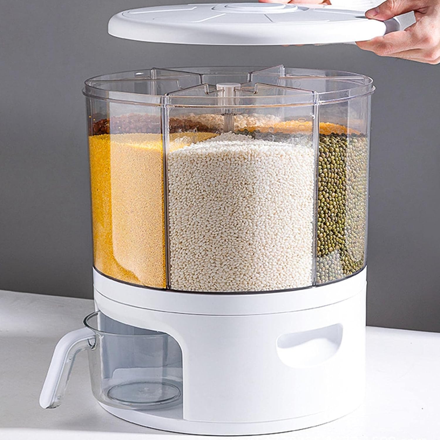 Dispensador Giratorio de Alimentos