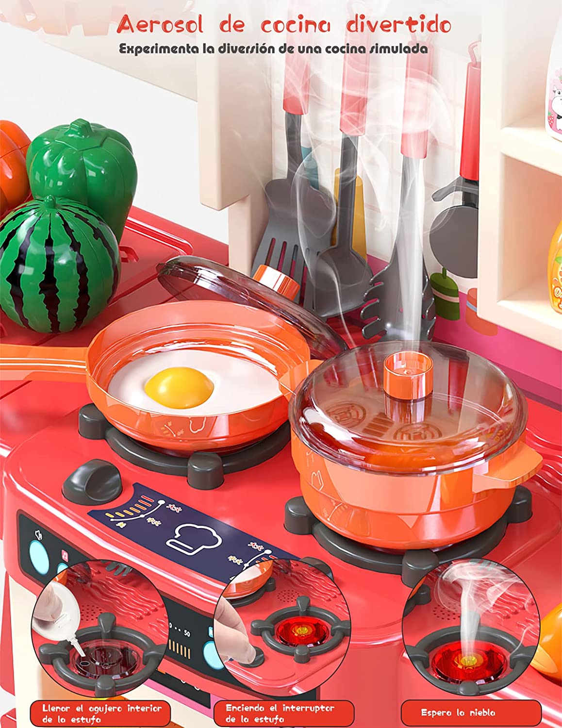 Cocina plástica de 95cm de altura
