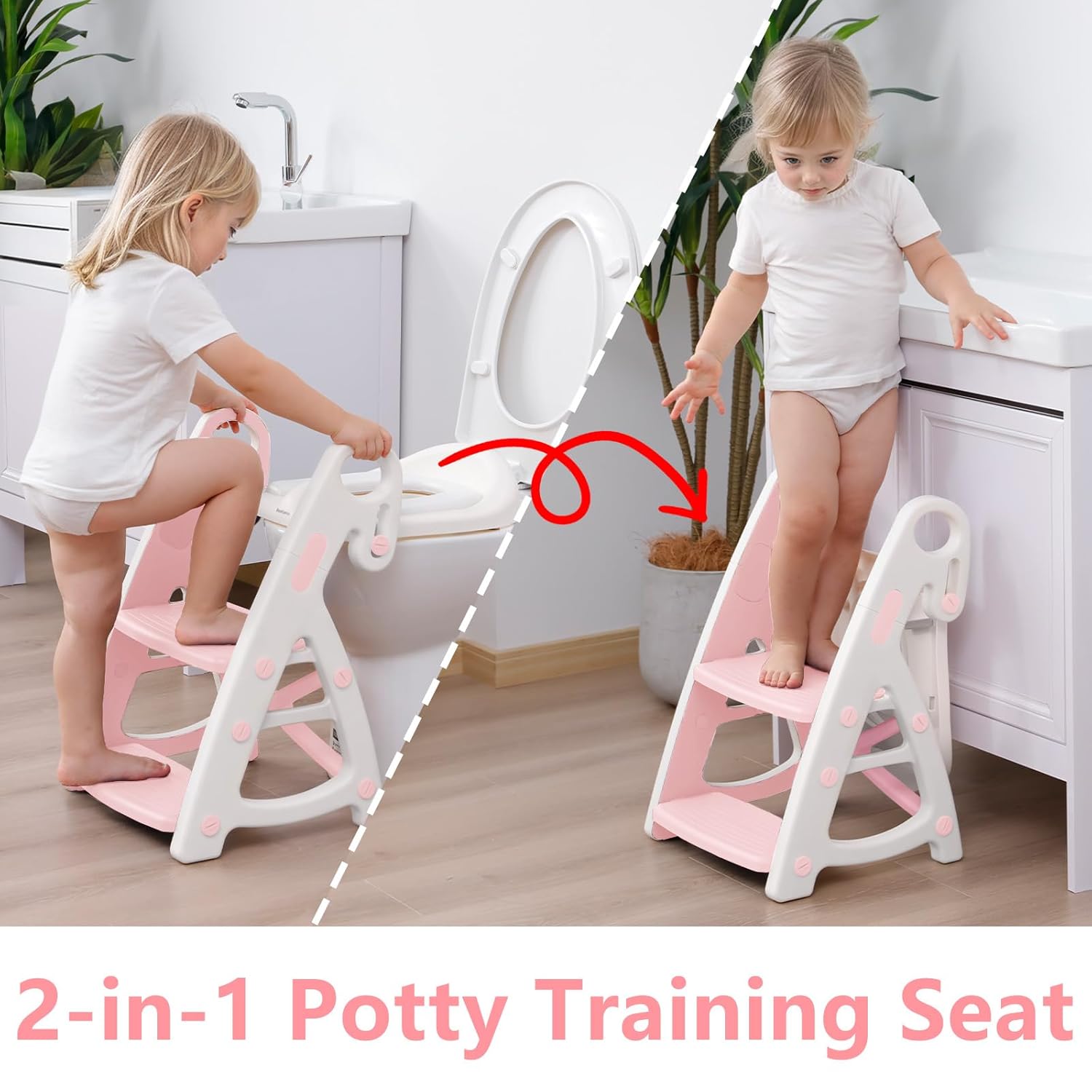 Silla de baño 2 en 1 ajustable