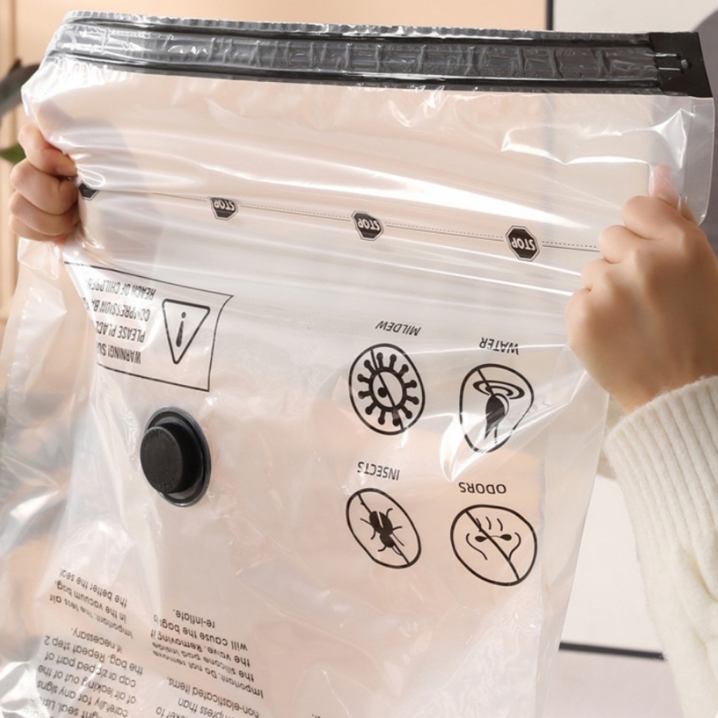 Kit 2 Bolsas De Compresión Al Vacío con Bomba Eléctrica