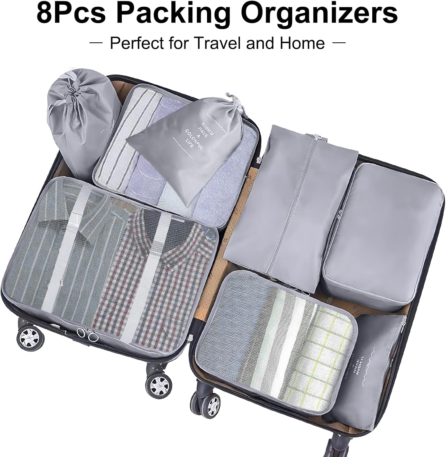 Cubos organizadores para maletas