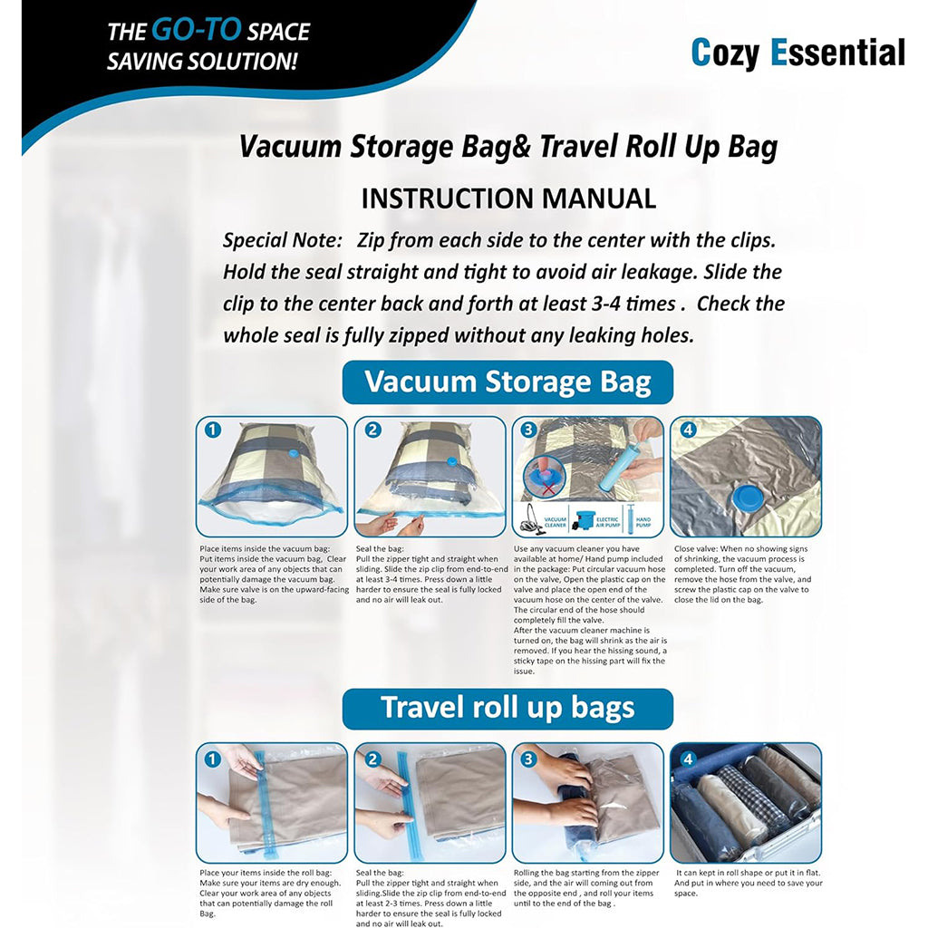 Bolsas de Almacenamiento al Vacío