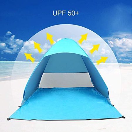 Tienda de Playa con Protección Solar
