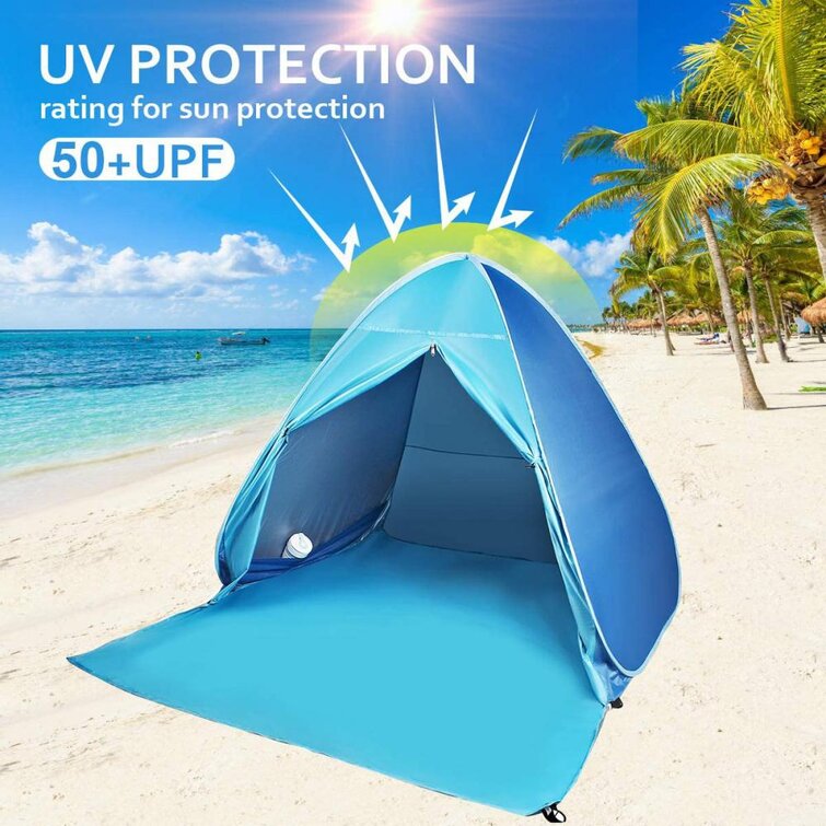 Tienda de Playa con Protección Solar