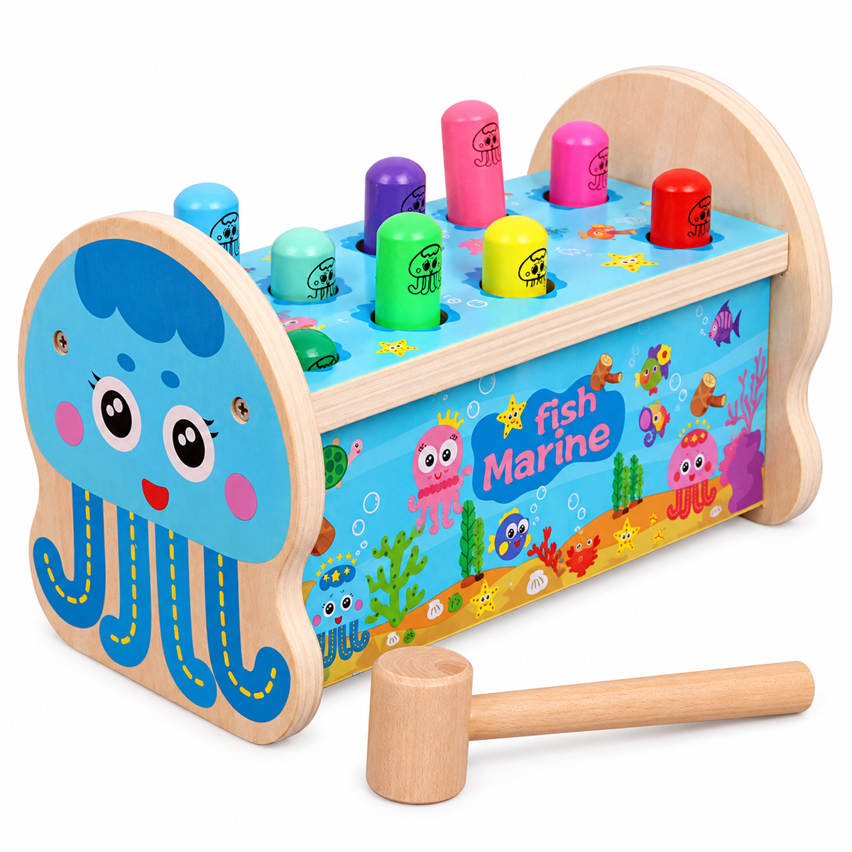 Juego de Martillo de Madera