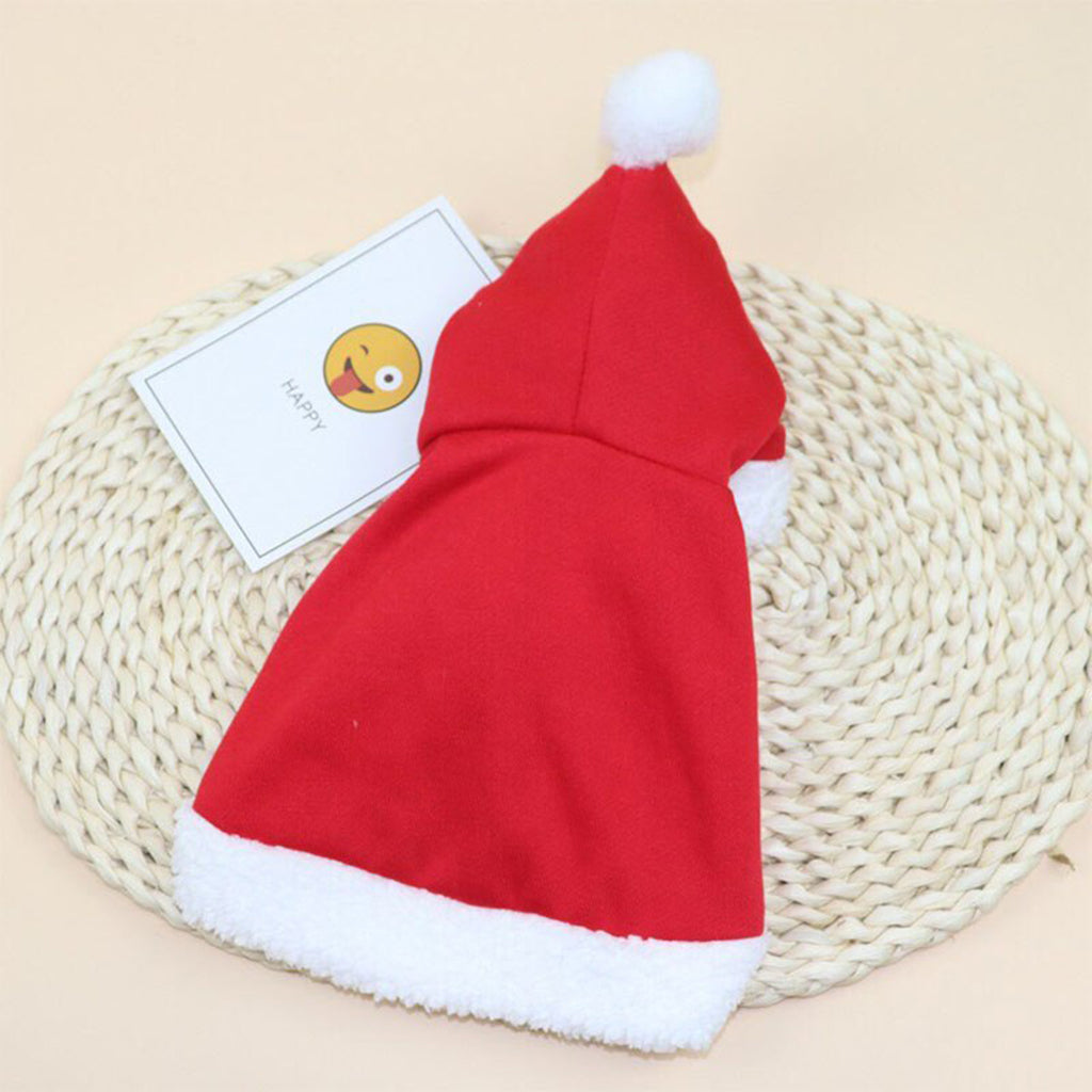 Capa con Capucha para Mascotas de Navidad