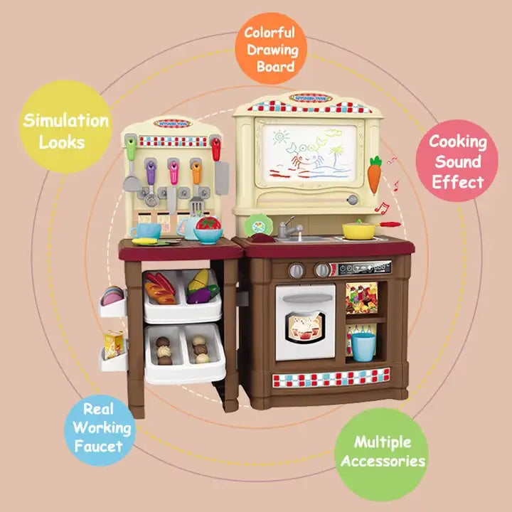 Cocina plástica de 75cm de altura