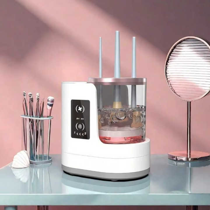 Máquina limpiadora de brochas de maquillaje eléctrica