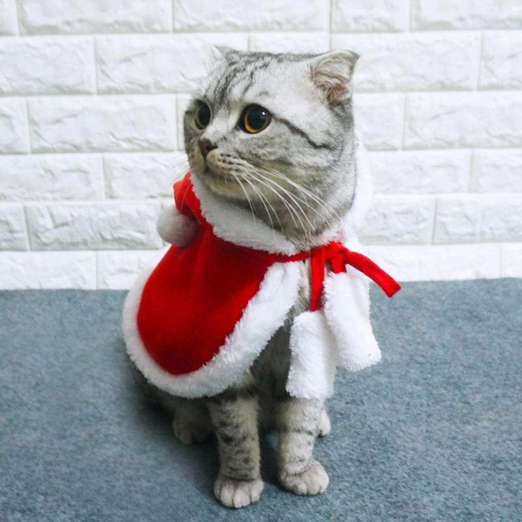 Capa con Capucha para Mascotas de Navidad