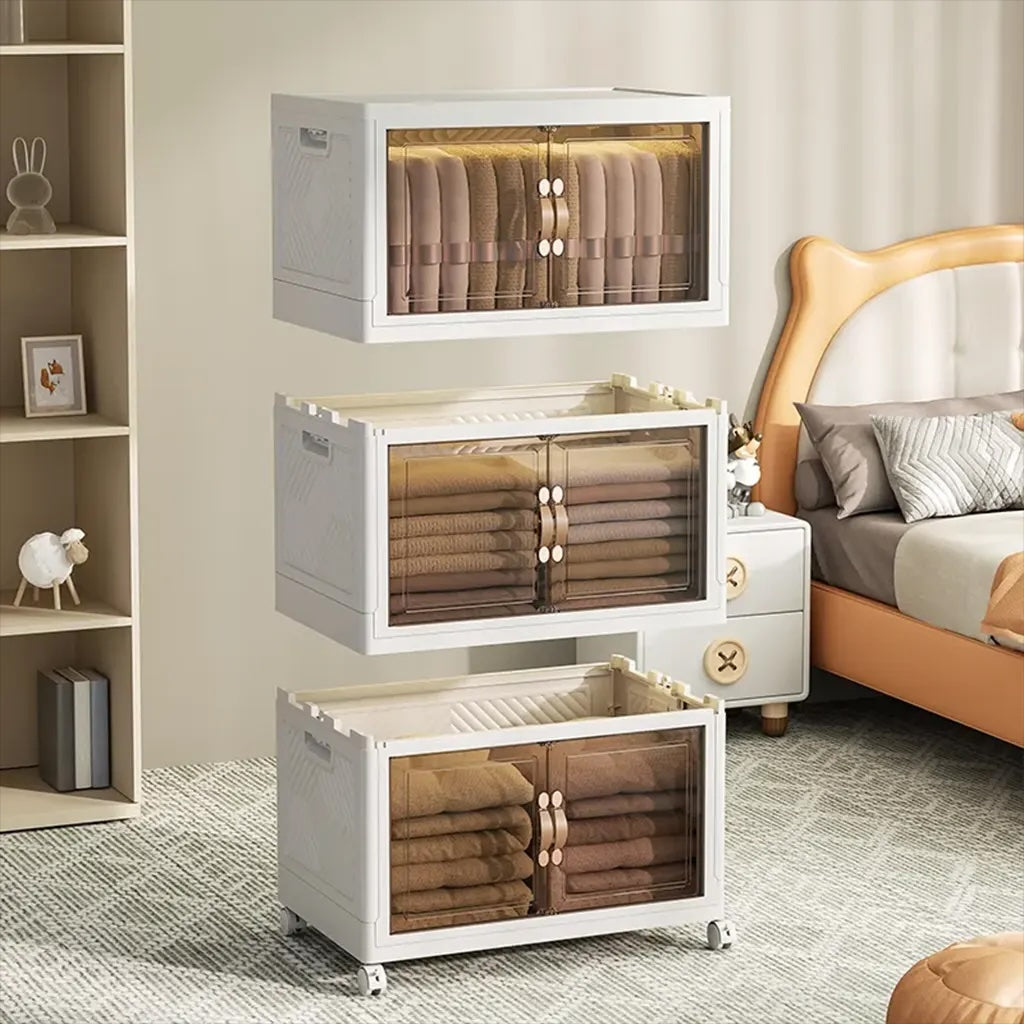 Cajas Plegables 5 Niveles con Ruedas