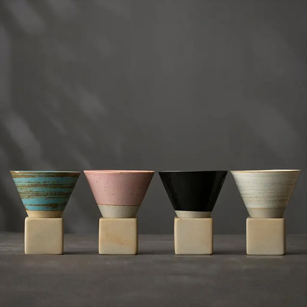 Set de 4 Tazas de Cerámica