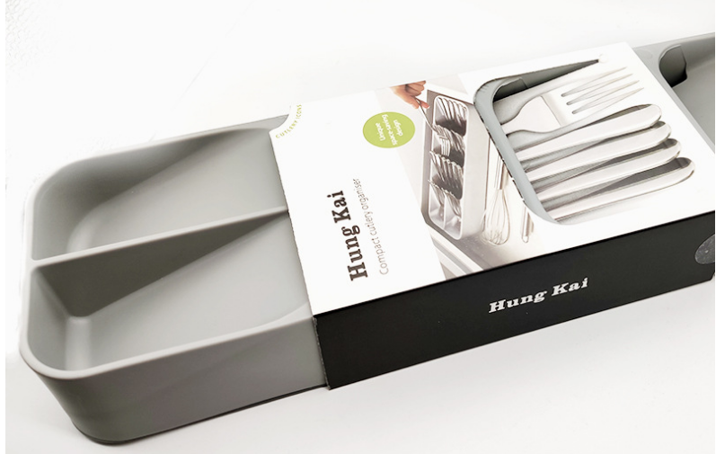 Organizador Compacto de Cubiertos para Cajones de Cocina