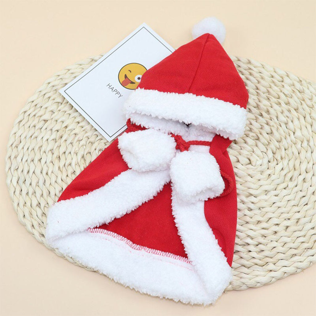 Capa con Capucha para Mascotas de Navidad