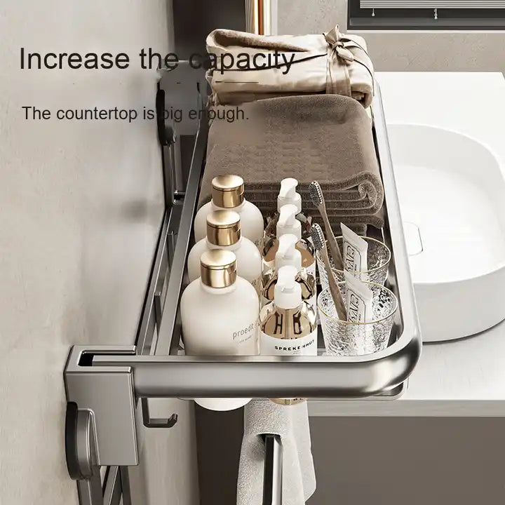 Estante de almacenamiento sin perforaciones