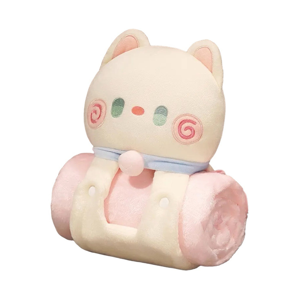 Cobija almohada de diseño de gato