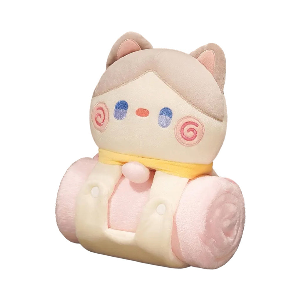 Cobija almohada de diseño de gato