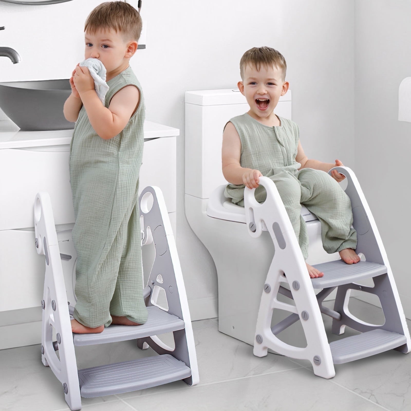 Silla de baño 2 en 1 ajustable