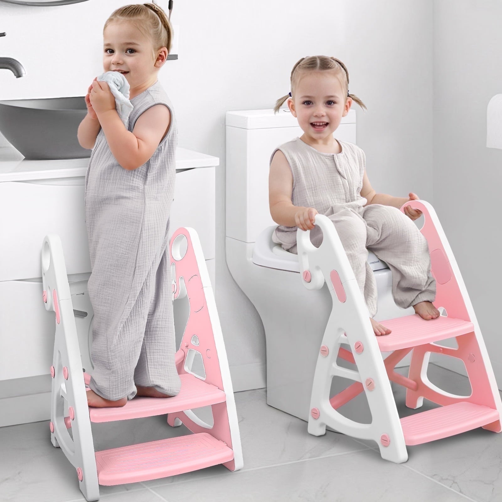 Silla de baño 2 en 1 ajustable