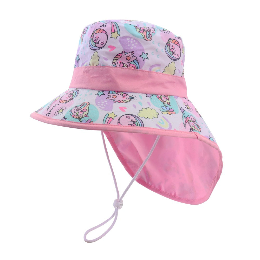 Sombrero solar con protector de cuello