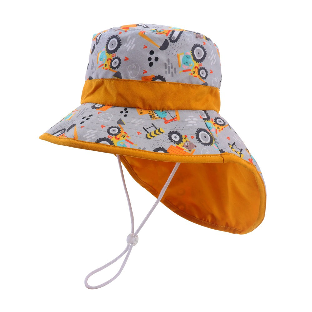 Sombrero solar con protector de cuello