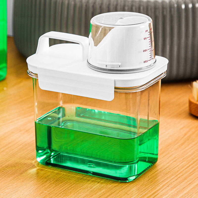 Set de Recipientes Plásticos con Taza Medidora