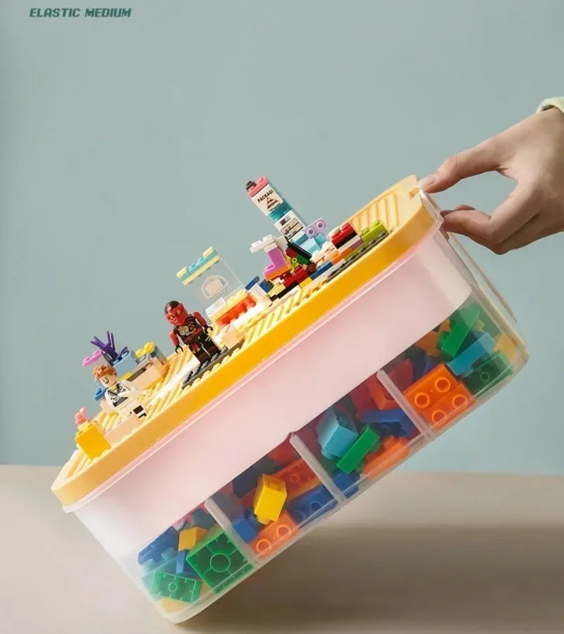 Cajas plásticas para legos - 2 niveles