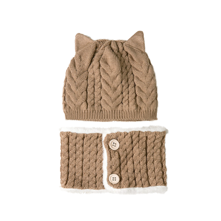 Set de Gorrito y Bufanda de Lana