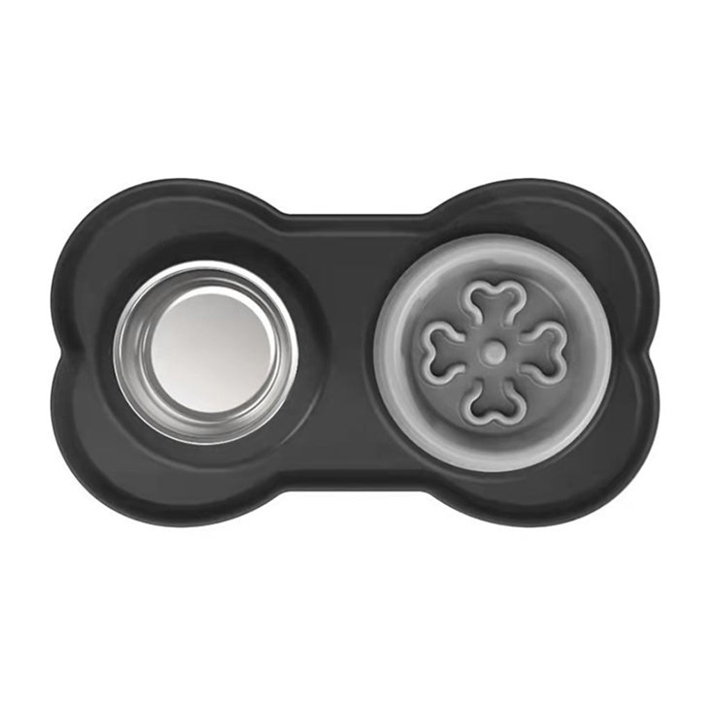 Comedero Doble Acero Inoxidable para Mascota