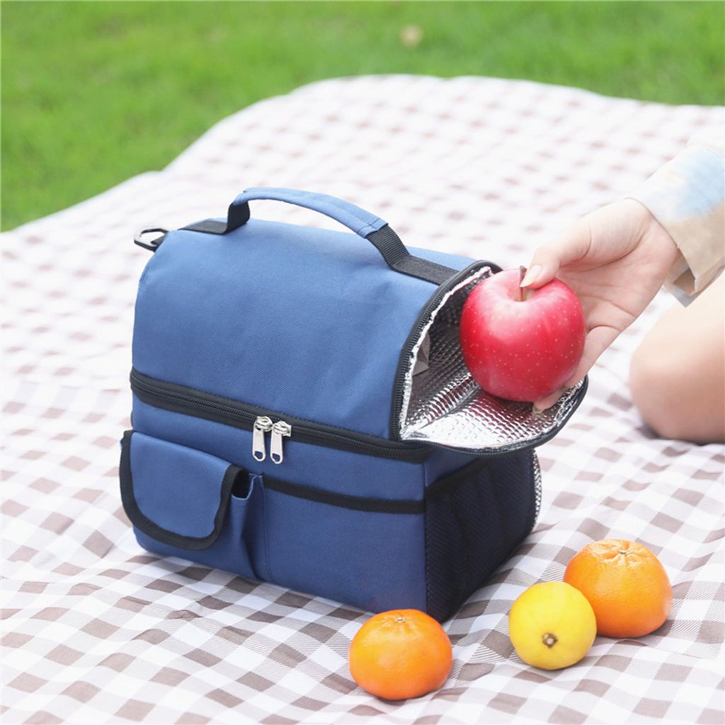 Lonchera térmica impermeable de gran capacidad