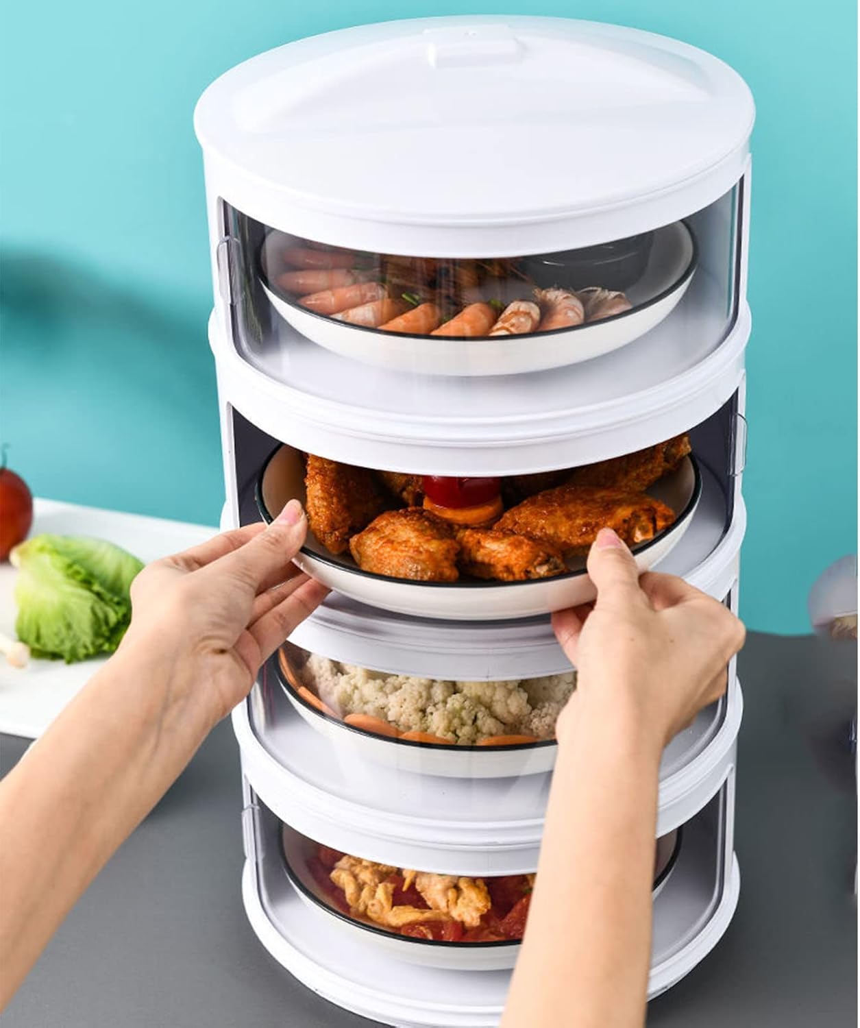Contenedor para alimentos de 5 compartimentos