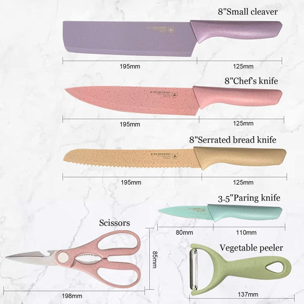 Set Cuchillos Multifuncional para Cocina