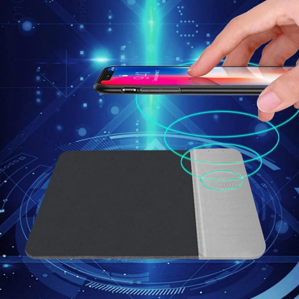 Mouse Pad de Carga Inalámbrica 10w